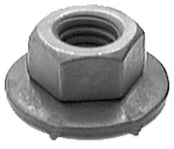 M6-1.0 FRE SPING WSHR NUT 16MM O.D. 10MM HEX 50/BX